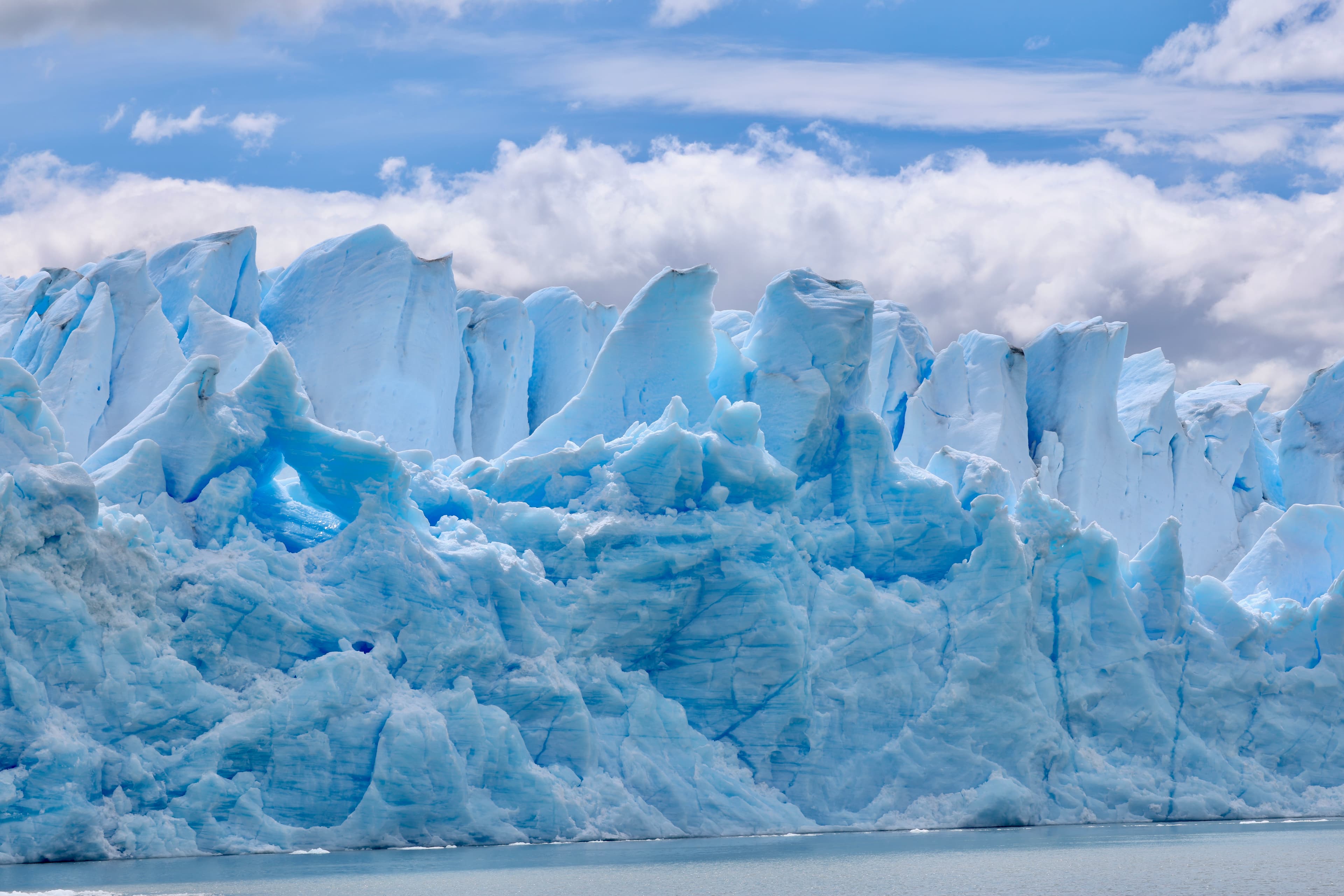 Perito Moreno Glacier ice wall close-up, Patagonia, Argentina